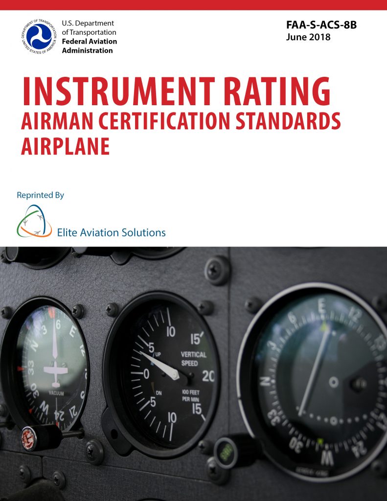 Instrument Rating Airman Certification Standards Airplane Elite